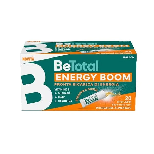 BeTotal Energy Boom Integratore Alimentare, 20 stick