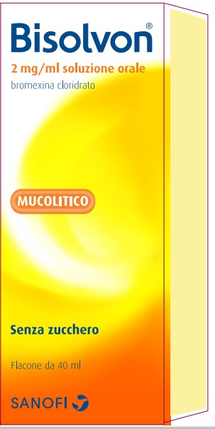 Bisolvon Soluzione Orale Gocce Mucolitico Contro Catarro e Tosse Grassa, 40ml