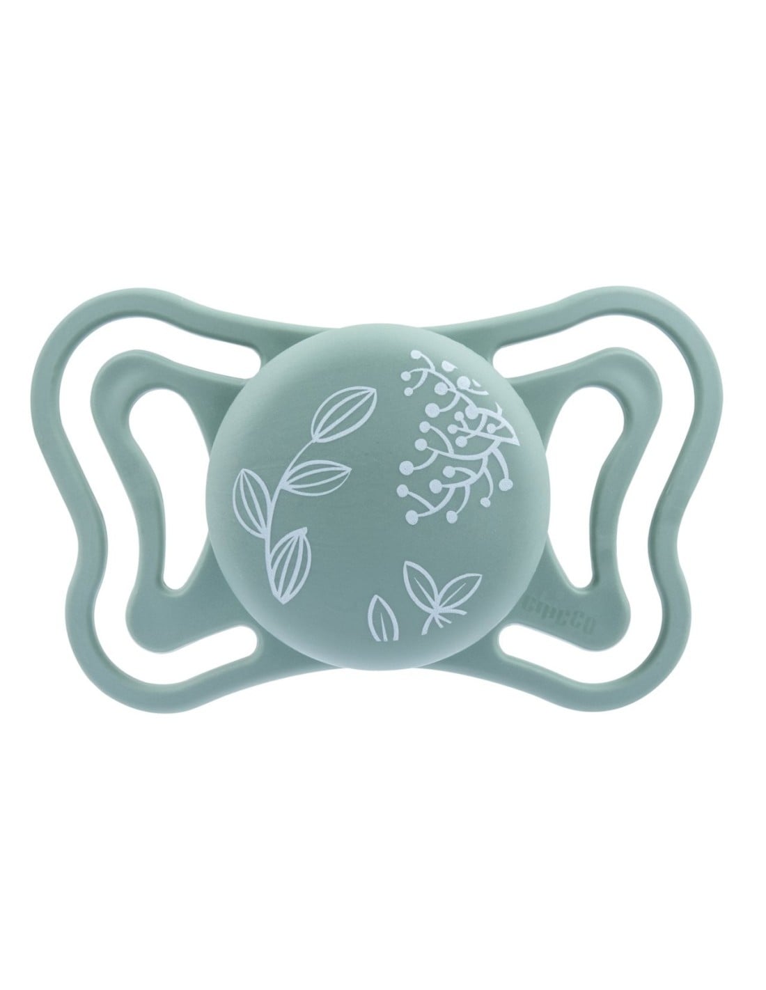 Chicco Eco+ - PhysioForma Light Succhietto in Silicone 2-6 M Colore Verde, 1 Pezzo
