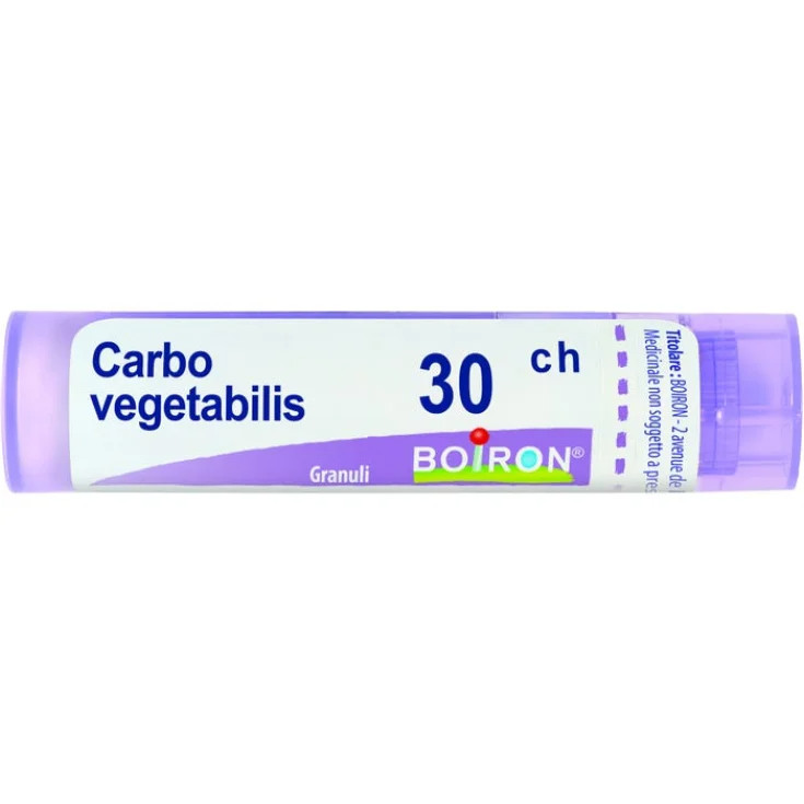Boiron Carbo Vegetabilis Granuli Omeopatici 30Ch, 80 Granuli