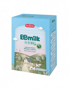 Buona BBmilk Latte Biologico in Polvere 0-12m, 800g