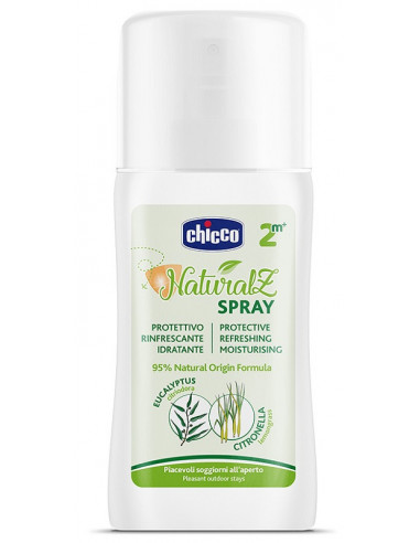 Chicco Natural Z - Spray Protettivo e Rinfrescante 2m+, 100ml