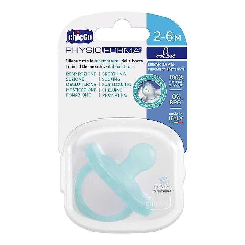 Chicco PhysioForma - Soft Luxe 2-6M Succhietto in Silicone Bimbo