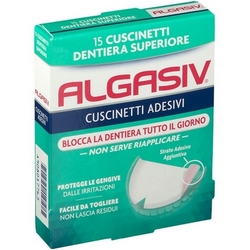 Algasiv Adesivi Dentiera Superiore 15 Cuscinetti