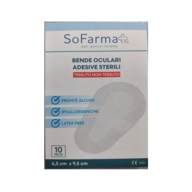 BENDA OCULARE MONOUSO 10PZ SF+