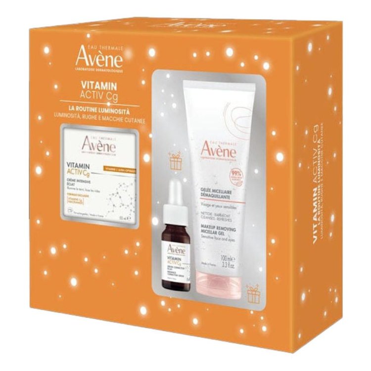 AVENE COFANETTO NATALE VITAMIN ACTIV C 50 G 50 ML + 10 ML + 100 ML