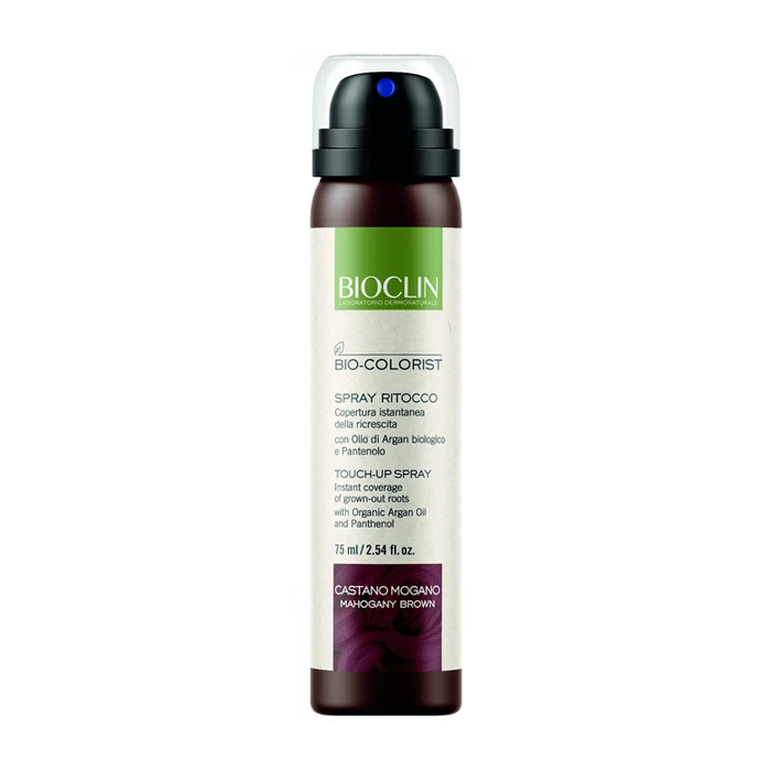 BioClin Bio-Colorist - Spray Ritocco Correttore Ricrescita Castano Mogano, 75ml