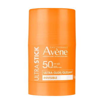 Eau Thermale Avène Ultra Stick SPF50 Alta Protezione Solare Finish Invisibile Ultra Resistente Formato da Viaggio, 20g