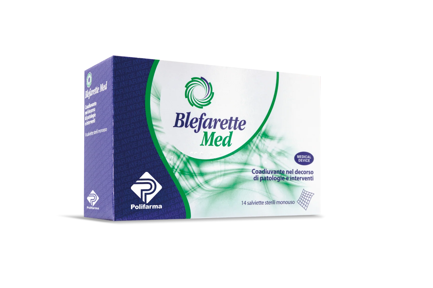 Farmigea Blefarette Med Salviette Sterili Monouso Dispositivo Medico 14 Pezzi