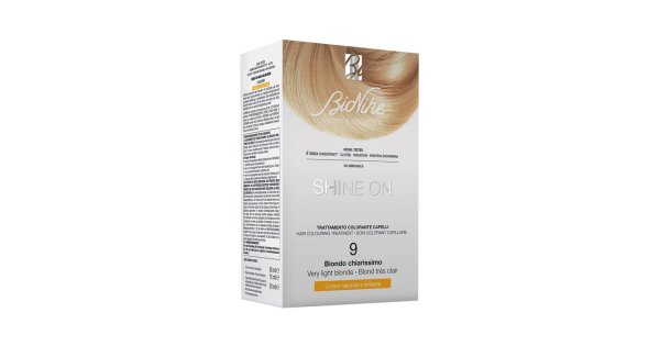BioNike Shine On - Trattamento Colorante Capelli 9 Biondo Chiarissimo